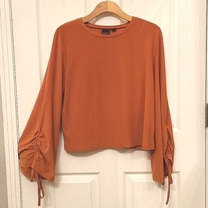 Free People orange blouse